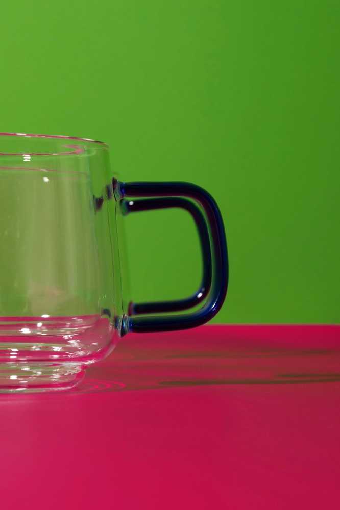 La Cafetière Gyro Sada skleněných hrnečků, modrá, 275 ml