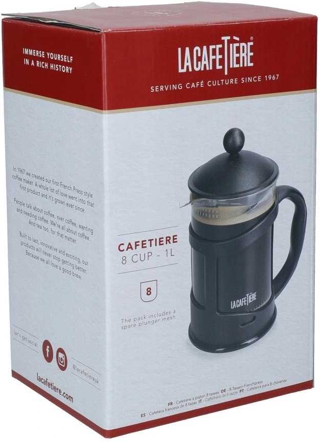 La Cafetière Skleněný French Press, pro 8 šálků