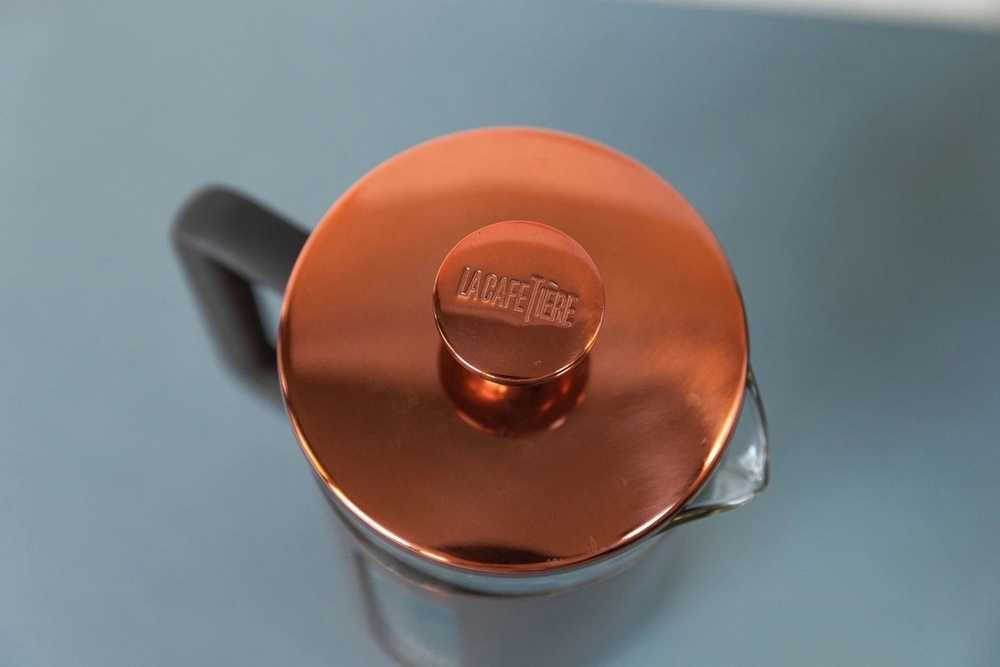 La Cafetière Pisa French Press v nerezovém provedení měď, pro 8 šálků