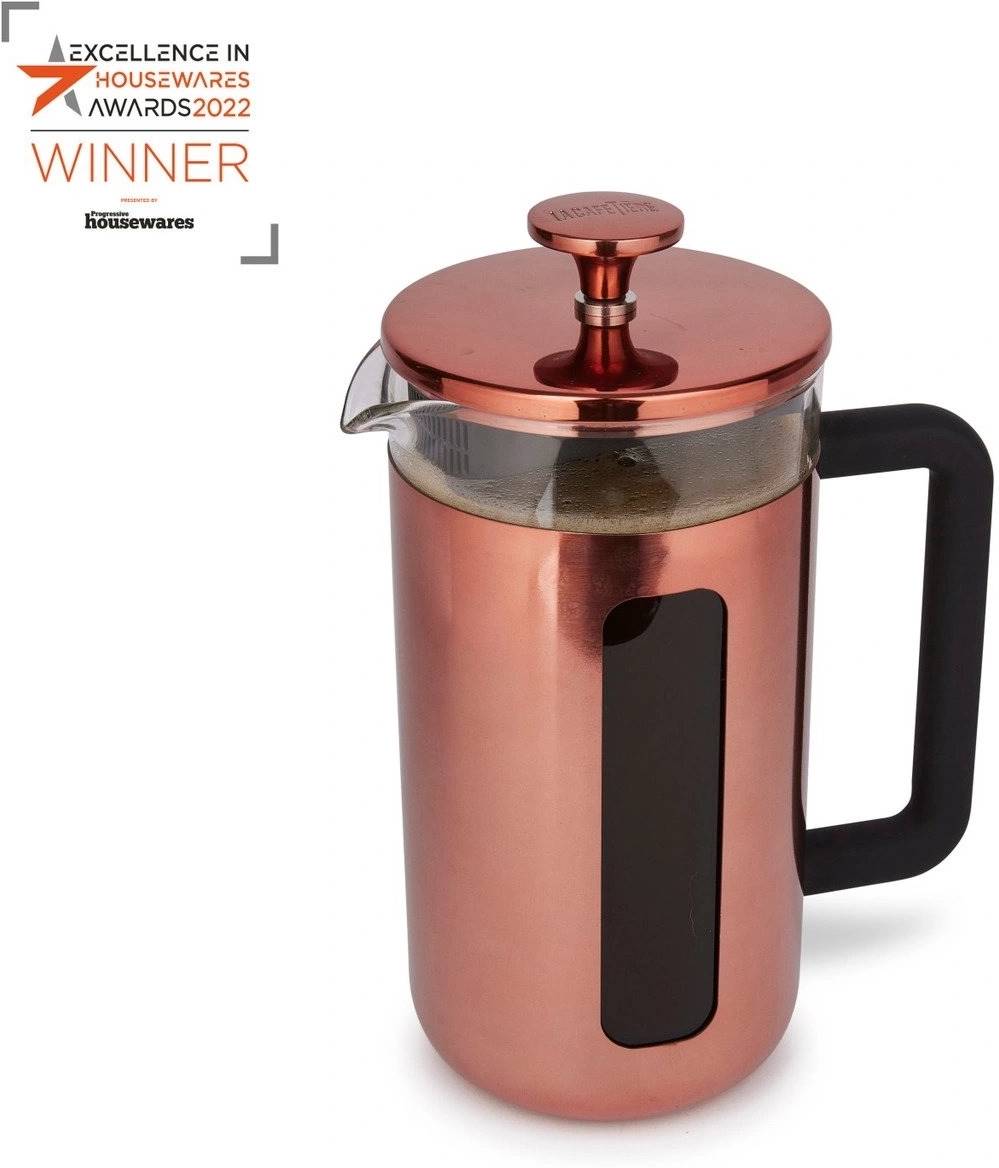 La Cafetière Pisa French Press v nerezovém provedení měď, pro 8 šálků