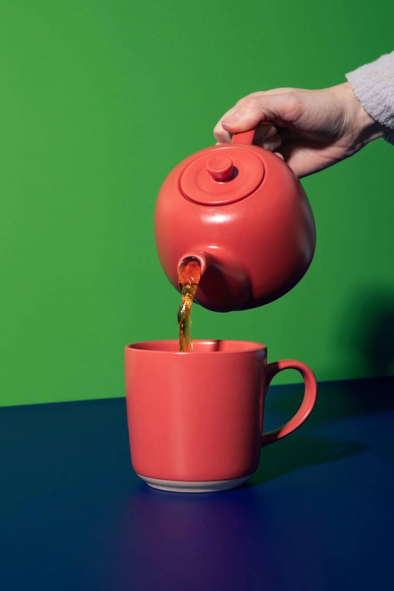 La Cafetière Kameninová konvička, červená, 600 ml
