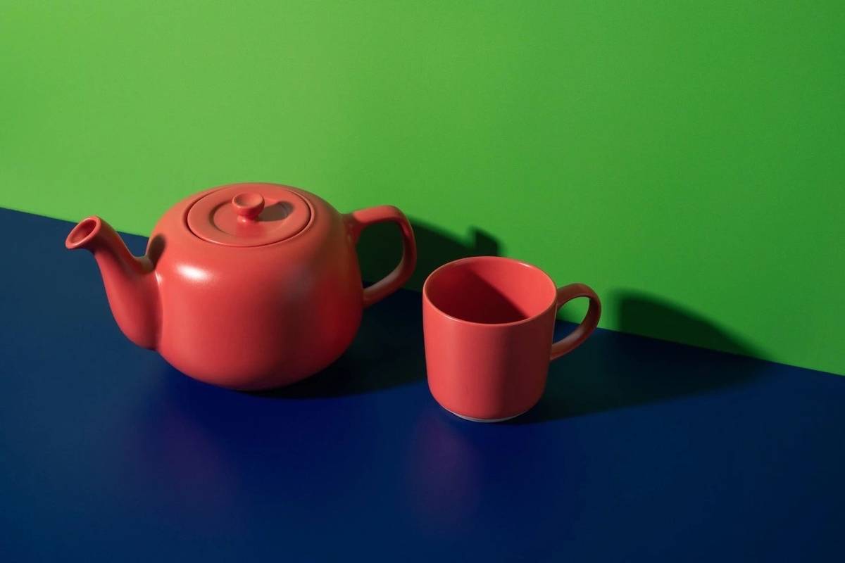 La Cafetière Kameninová konvička, červená, 1.2 l