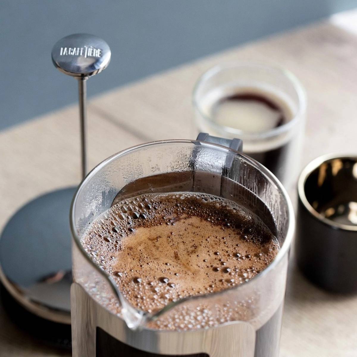 La Cafetière Roma French Press v nerezovém provedení, pro 12 šálků