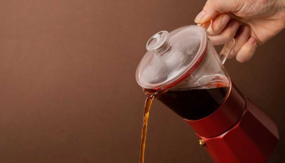 La Cafetière Verona Skleněný moka kávovar, červená, pro 6 šálků