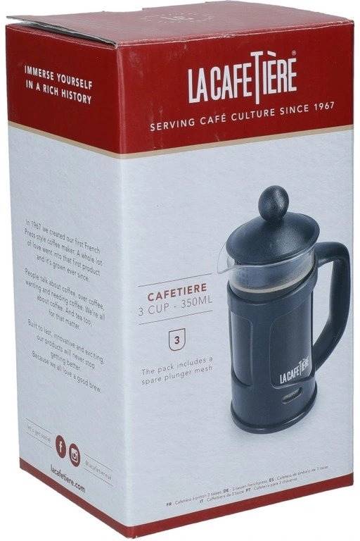 La Cafetière Skleněný French Press, pro 3 šálky