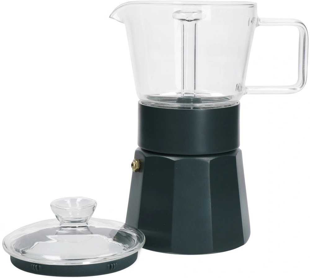 La Cafetière Verona Skleněný moka kávovar, zelená, pro 6 šálků