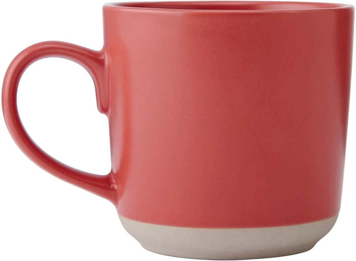 La Cafetière Kameninový hrnek, červená, 350 ml