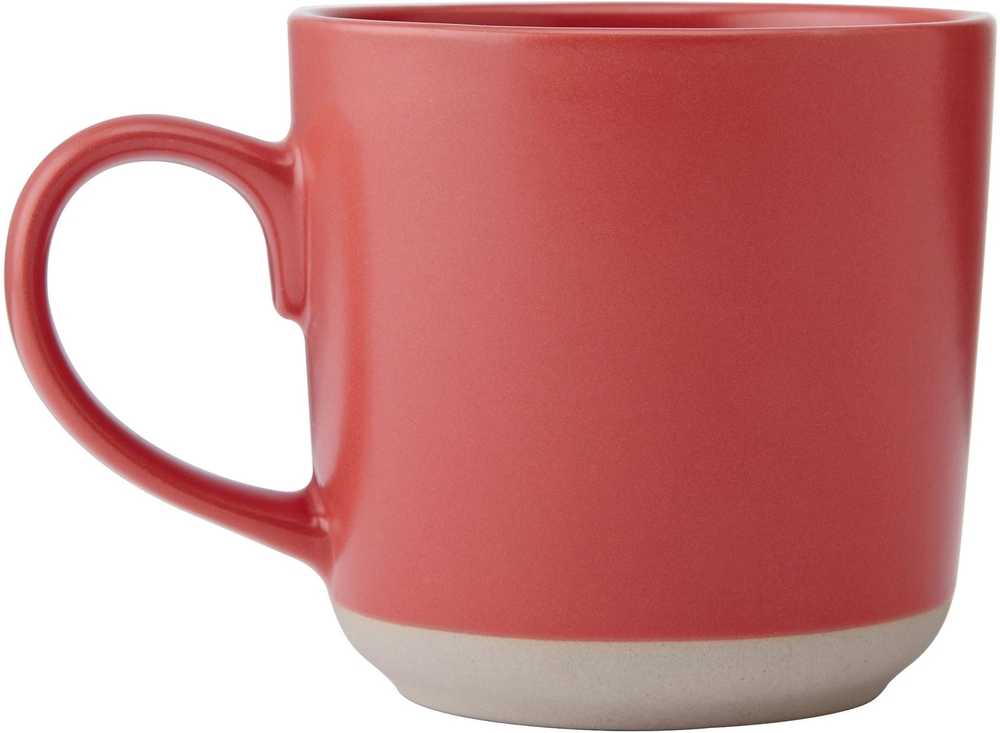 La Cafetière Kameninový hrnek, červená, 350 ml