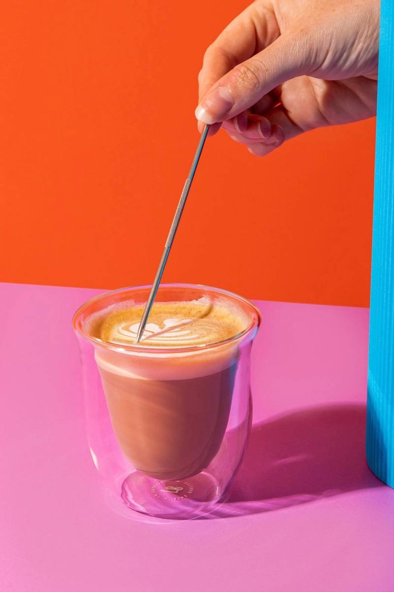 La Cafetière Nerezová jehla na laté art