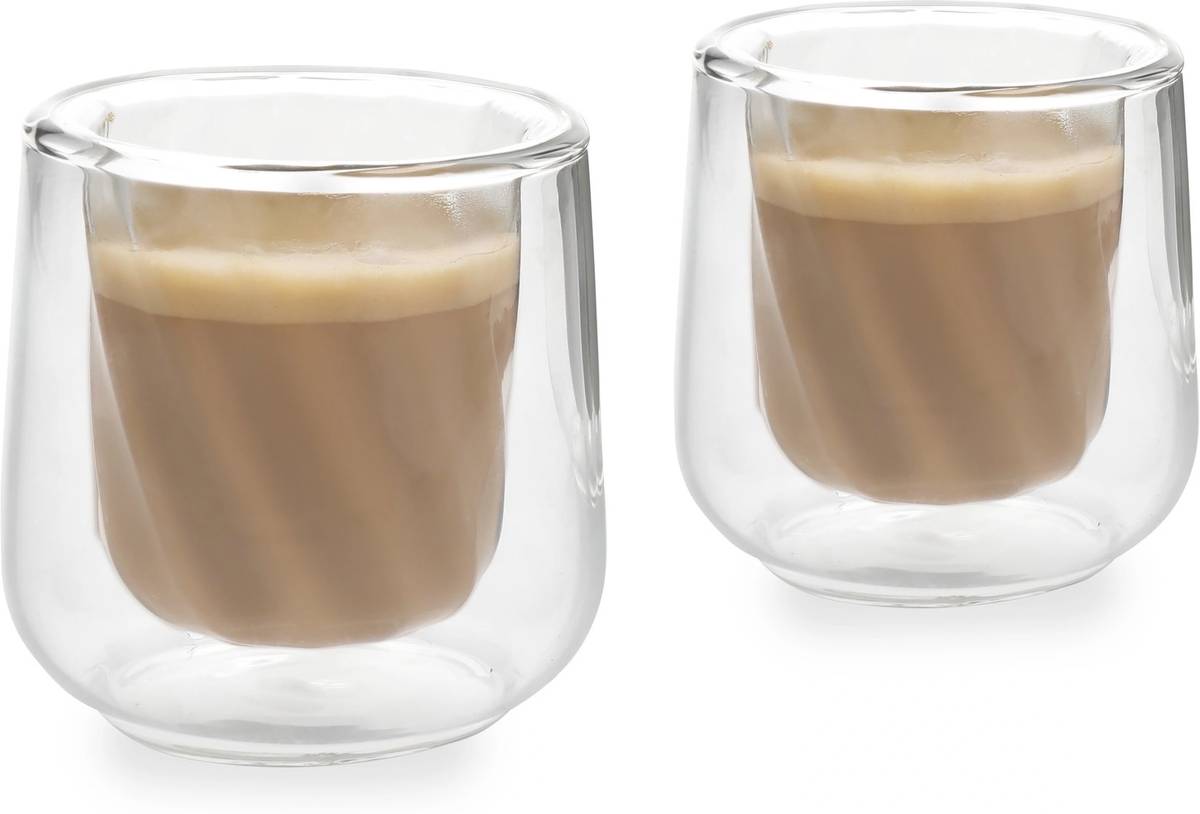 La Cafetière Dvoustěnné sklenice na cortado Siena, 135 ml, 2 ks