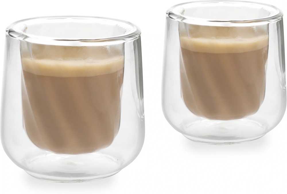 La Cafetière Dvoustěnné sklenice na cortado Siena, 135 ml, 2 ks