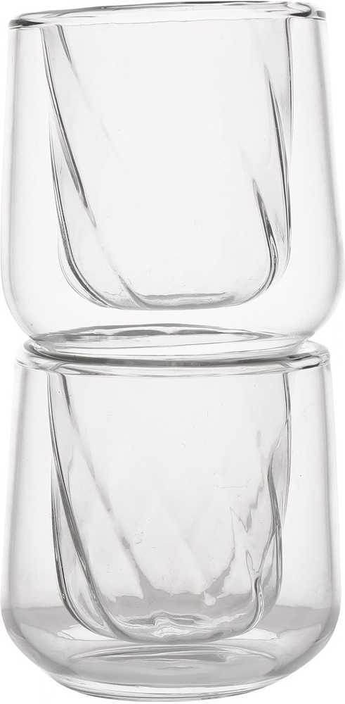 La Cafetière Dvoustěnné sklenice na cortado Siena, 135 ml, 2 ks