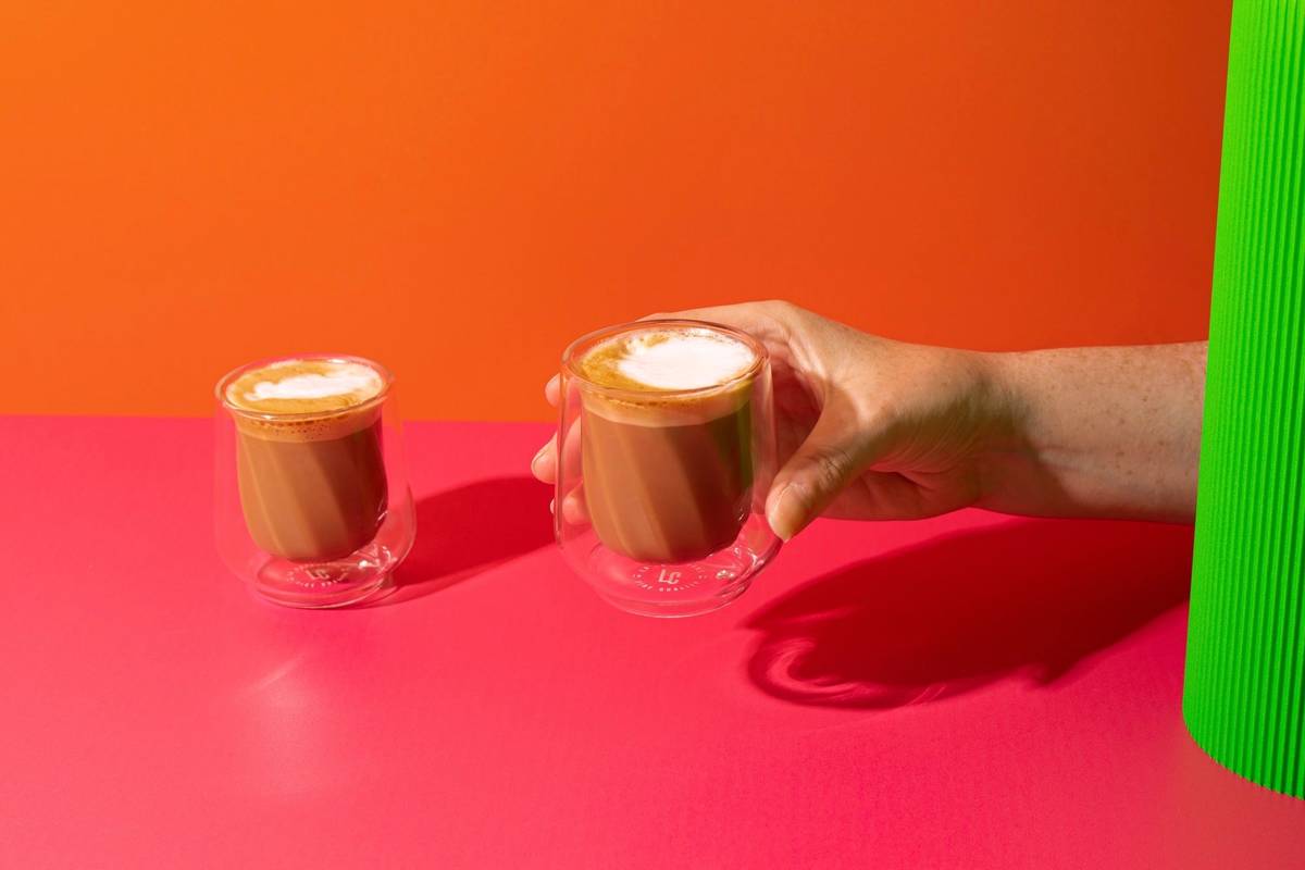 La Cafetière Dvoustěnné sklenice na cortado Siena, 135 ml, 2 ks