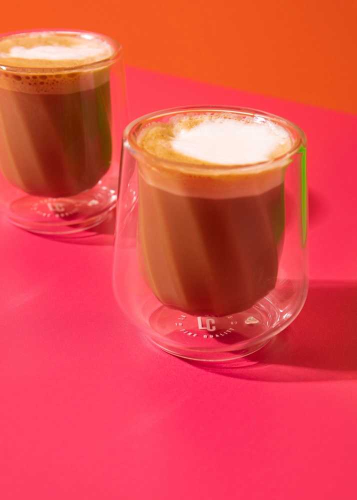 La Cafetière Dvoustěnné sklenice na cortado Siena, 135 ml, 2 ks