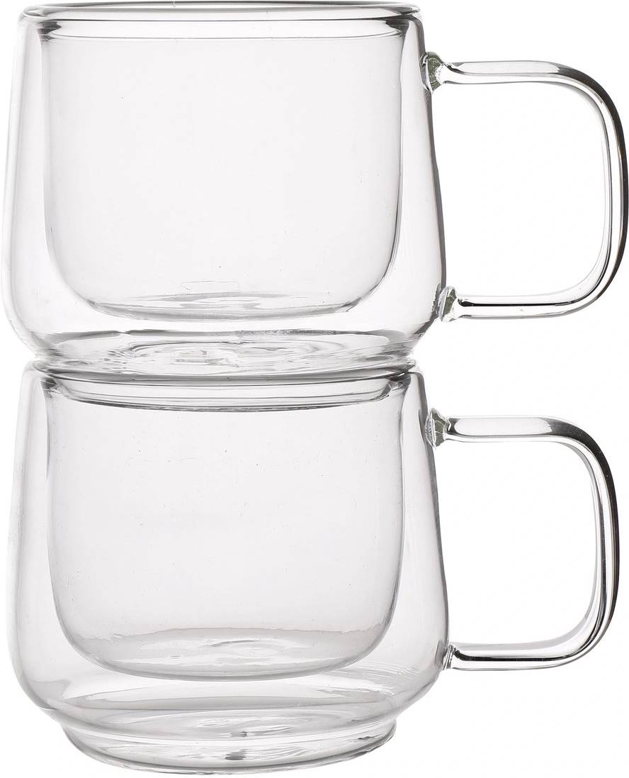 La Cafetière Dvoustěnné sklenice na espresso Siena, 100 ml, 2 ks