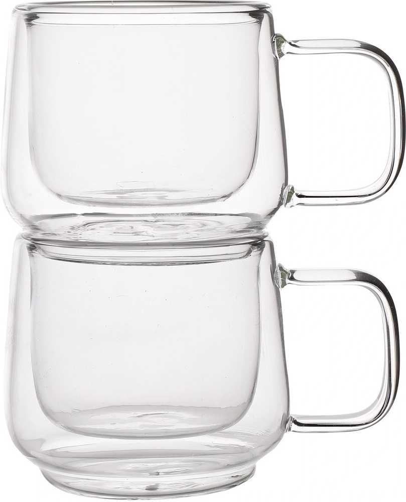 La Cafetière Dvoustěnné sklenice na espresso Siena, 100 ml, 2 ks