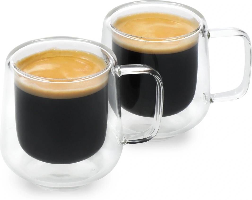 La Cafetière Dvoustěnné sklenice na espresso Siena, 100 ml, 2 ks
