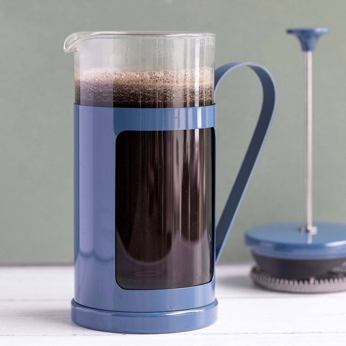 La Cafetière Monaco French Press Navy Blue, pro 8 šálků
