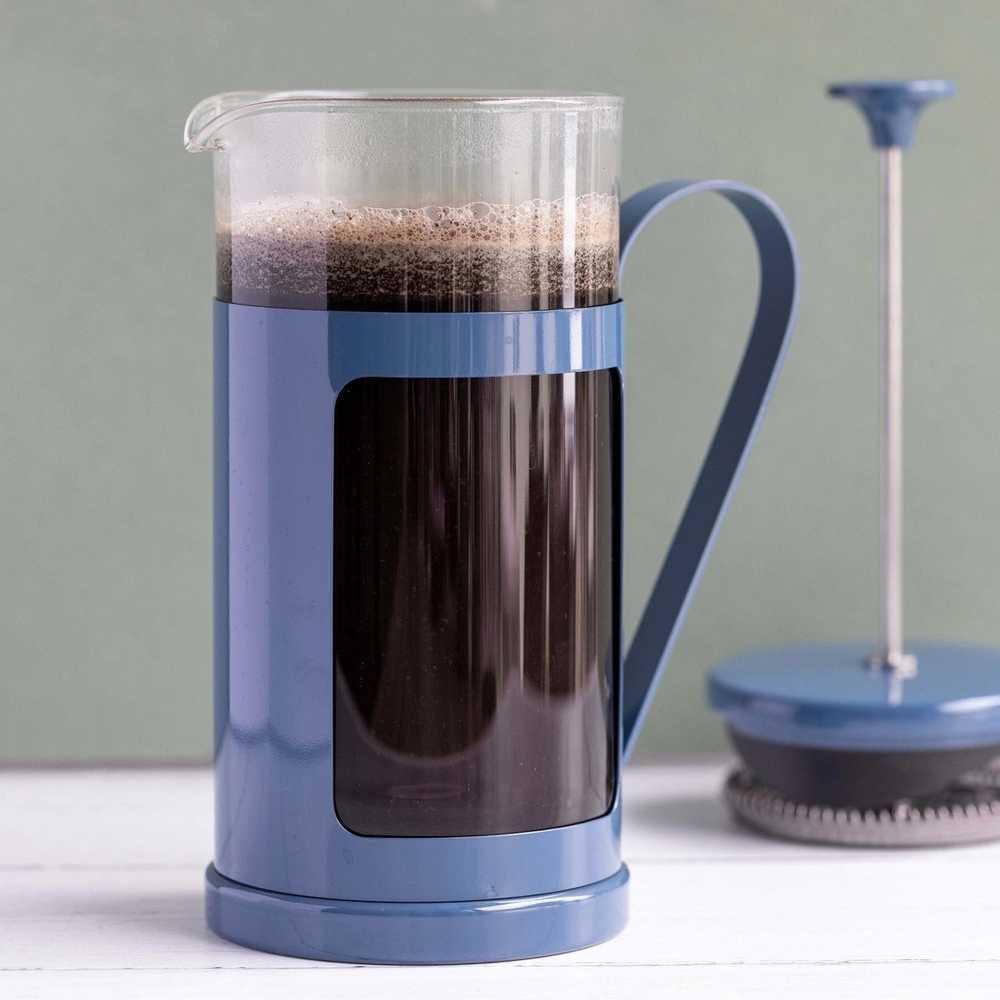 La Cafetière Monaco French Press Navy Blue, pro 8 šálků