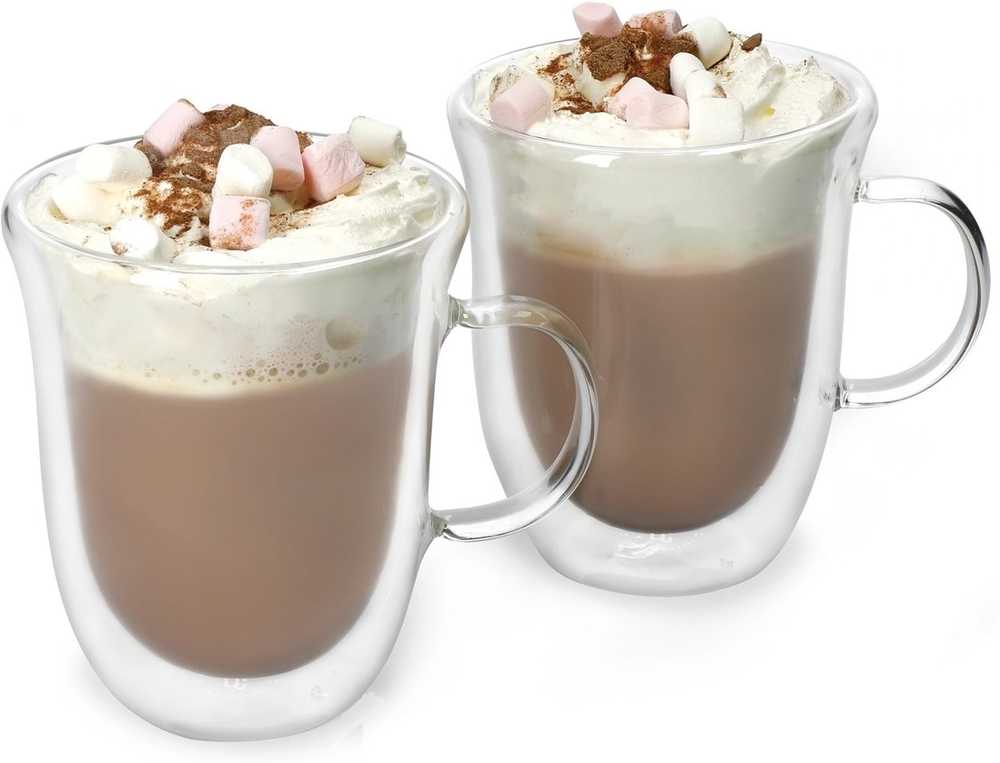 La Cafetière Sklenice na horkou čokoládu Jack, 350 ml, 2 ks