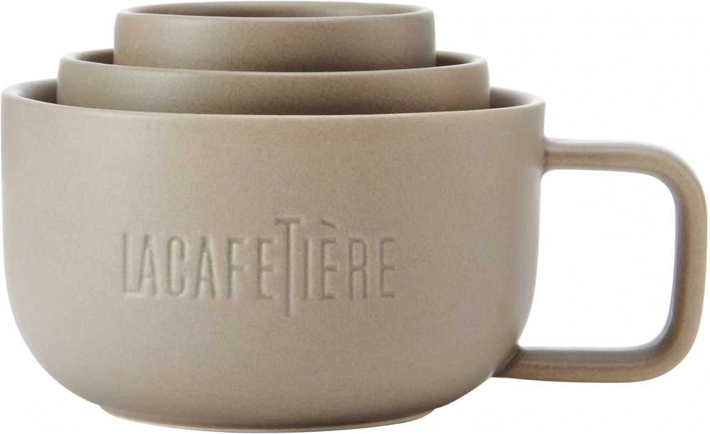 La Cafetière Sada hrnků, béžová, 3 ks