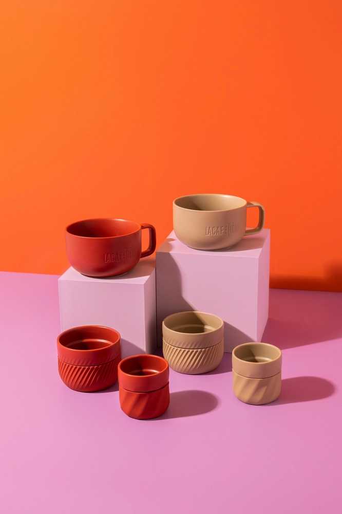 La Cafetière Sada hrnků, béžová, 3 ks