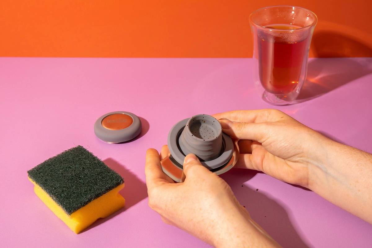 La Cafetière Oboustranný silikonový filtr na čaj