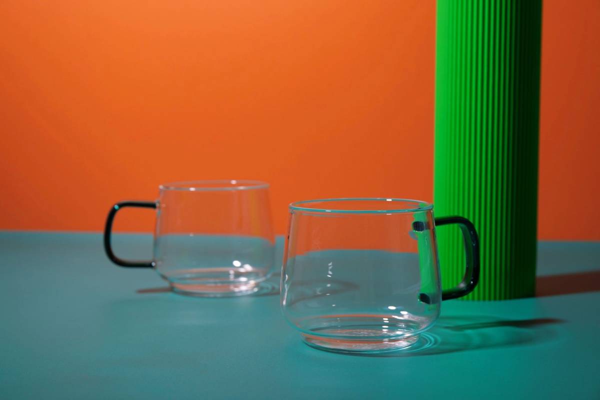 La Cafetière Gyro Sada skleněných hrnků, zelená, 2ks