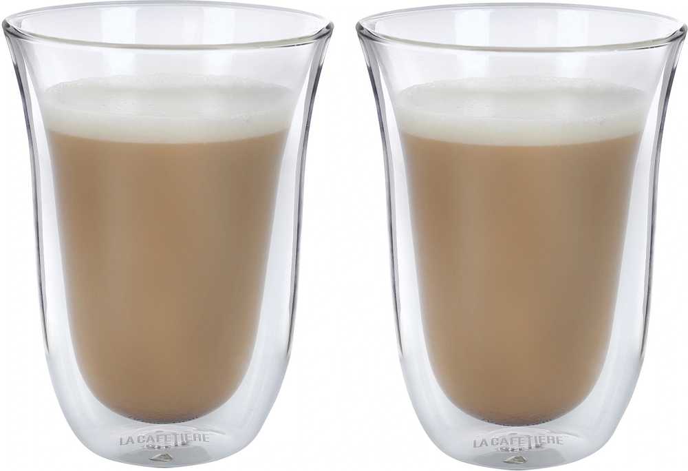 La Cafetière Dvoustěnné sklenice na latte Jack, 270 ml, 2 ks