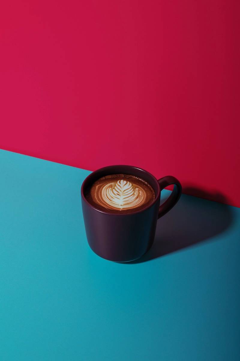 La Cafetière Kameninový hrnek, fialová, 350 ml