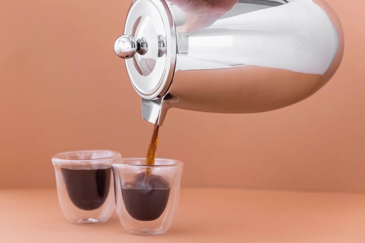 La Cafetière French Press z nerezové oceli, pro 8 šálků