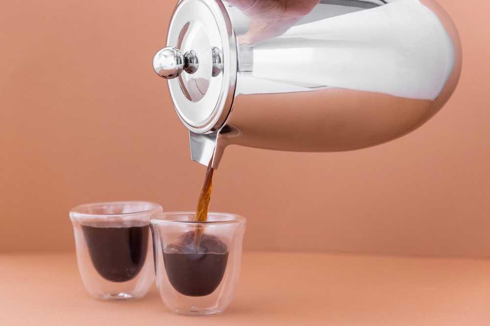 La Cafetière French Press z nerezové oceli, pro 8 šálků