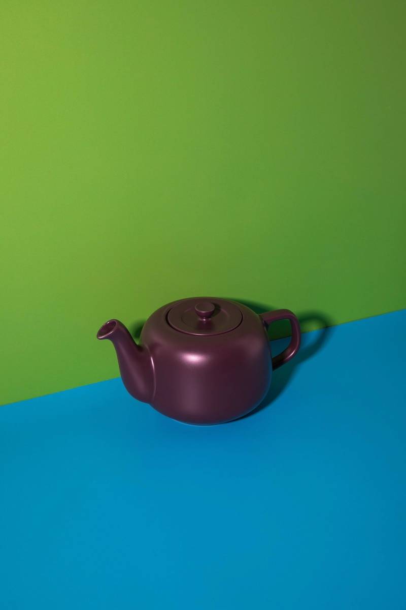 La Cafetière Kameninová konvička na čaj, fialová, 600 ml