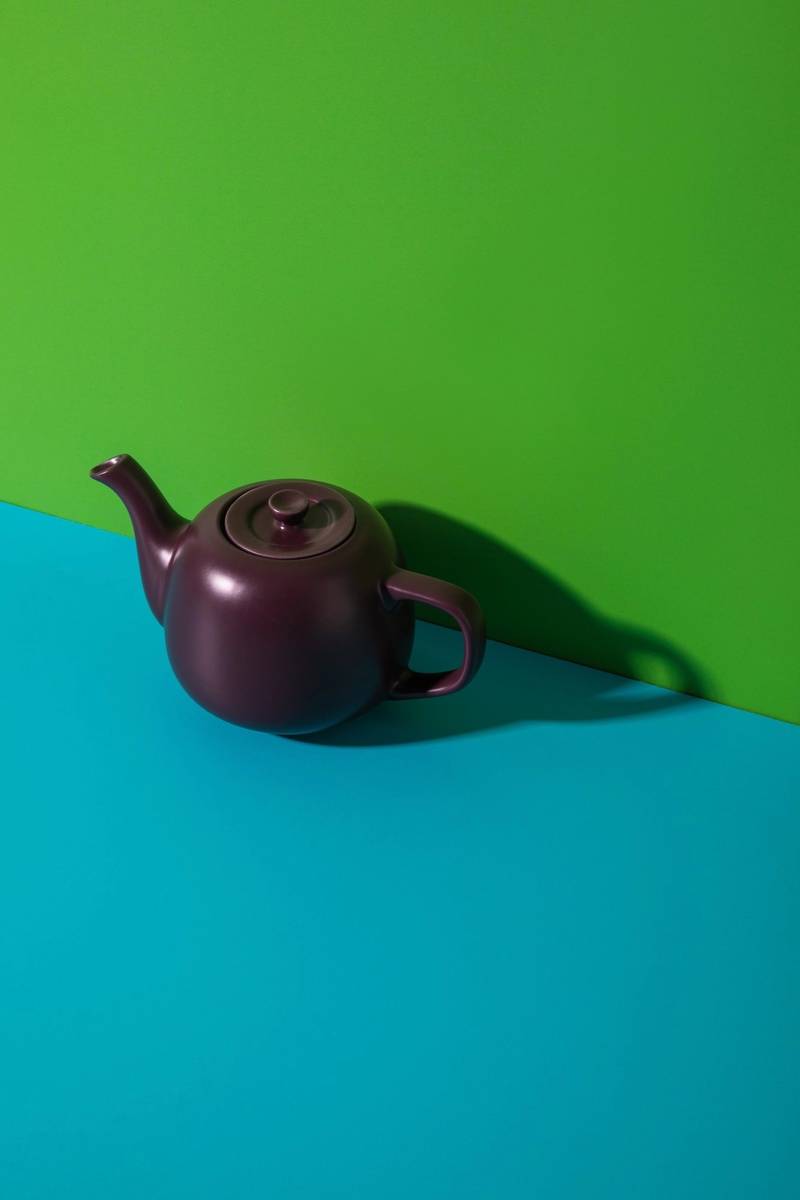 La Cafetière Kameninová konvička na čaj, fialová, 600 ml