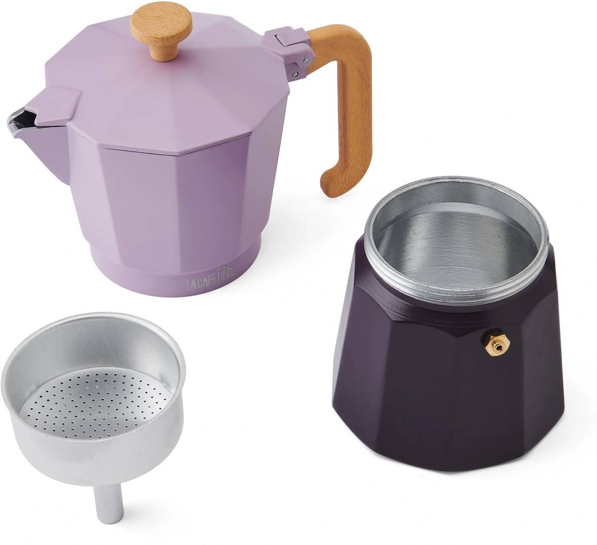 La Cafetière Venice Moka konvička na espresso, fialová, pro 6 šálků