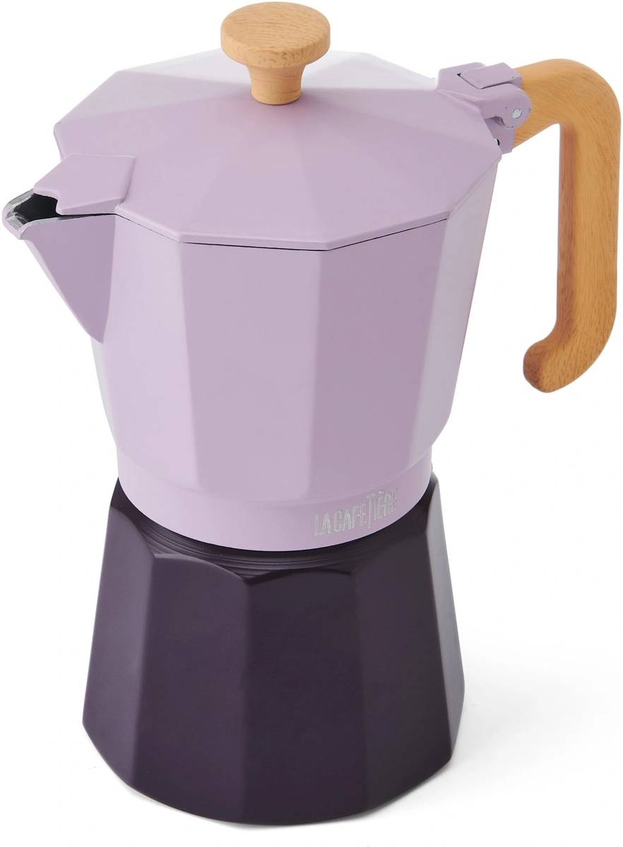 La Cafetière Venice Moka konvička na espresso, fialová, pro 6 šálků