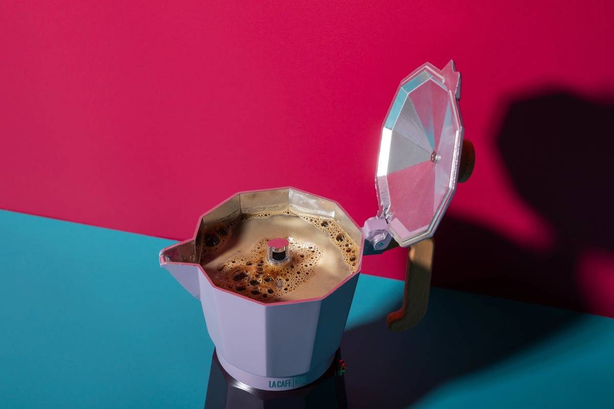 La Cafetière Venice Moka konvička na espresso, fialová, pro 6 šálků
