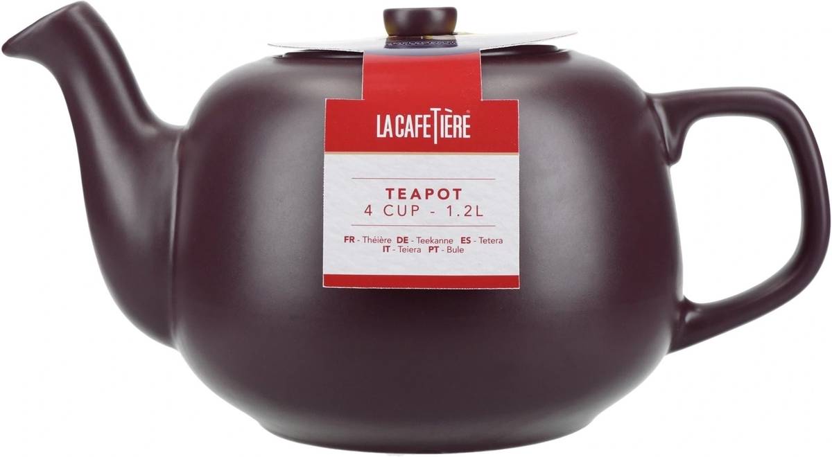 La Cafetière Kameninová konvička na čaj, fialová, 1.2 l