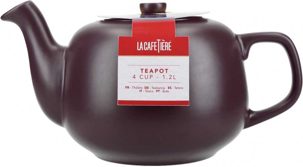 La Cafetière Kameninová konvička na čaj, fialová, 1.2 l