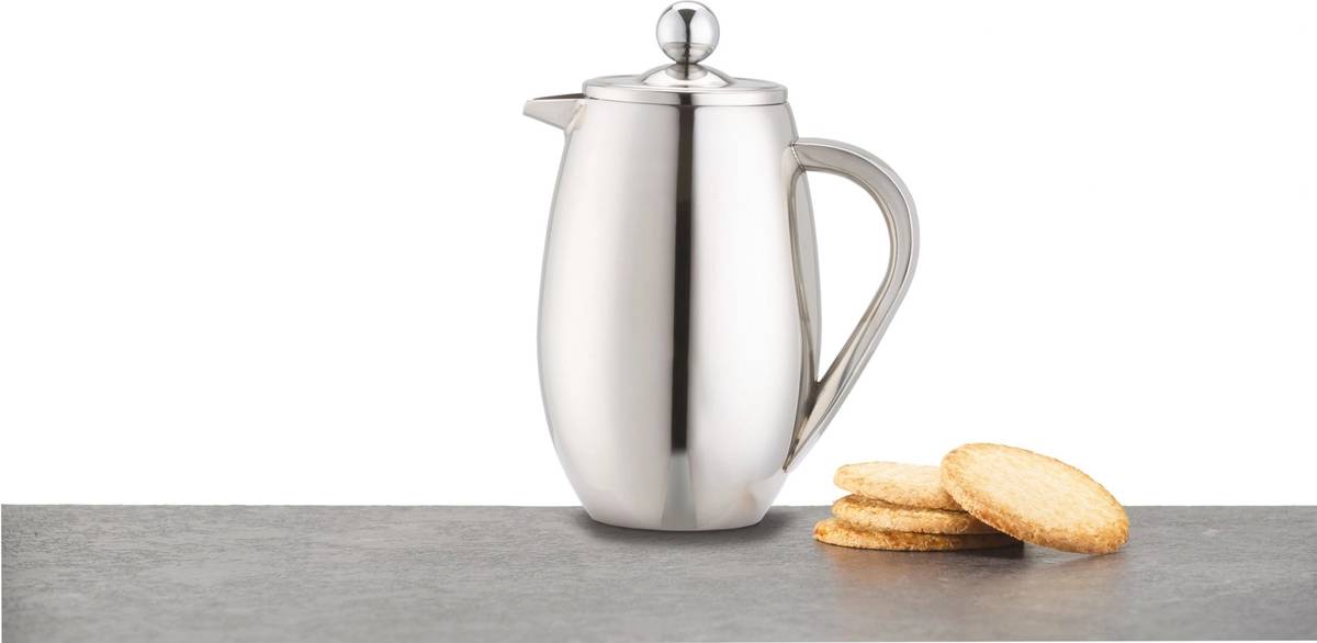 La Cafetière French Press z nerezové oceli, pro 3 šálky