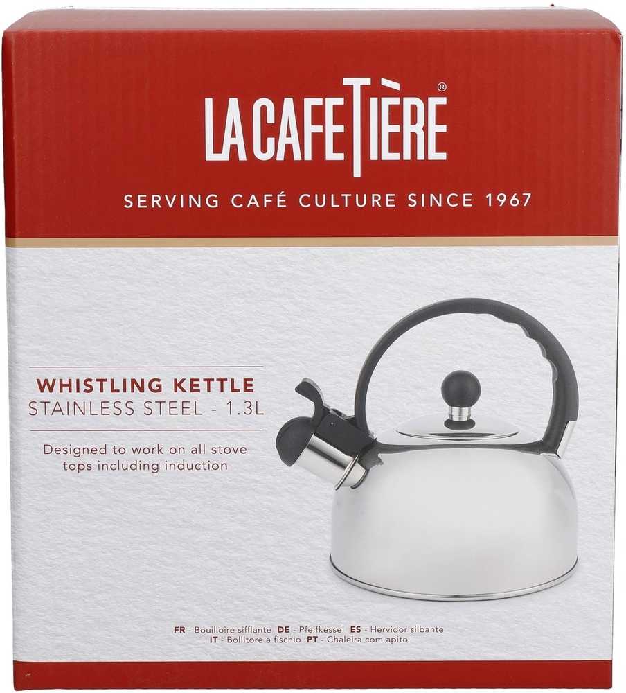La Cafetière Nerezová konvice na čaj s píšťalkou, 1.3 l