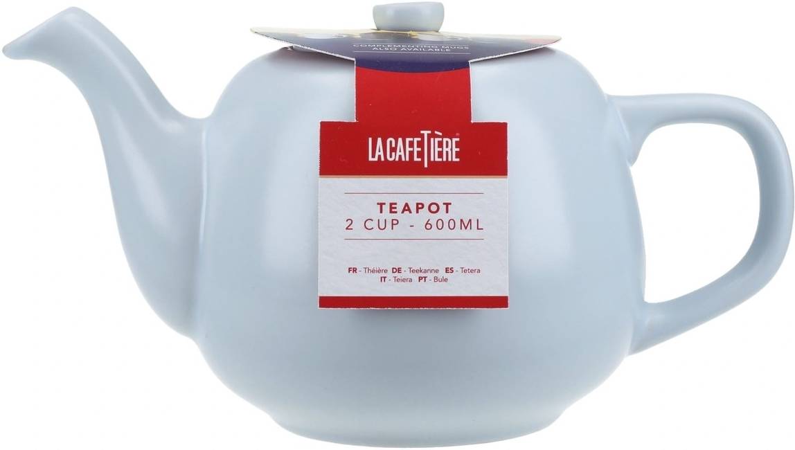La Cafetière Kameninová konvička na čaj, nebesky modrá, 600 ml