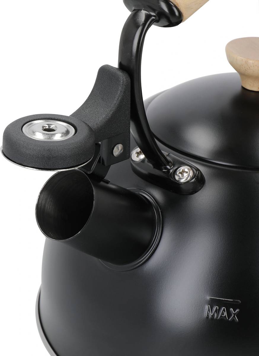 La Cafetière Konvice na čaj s píšťalkou, černá, 1.6 l