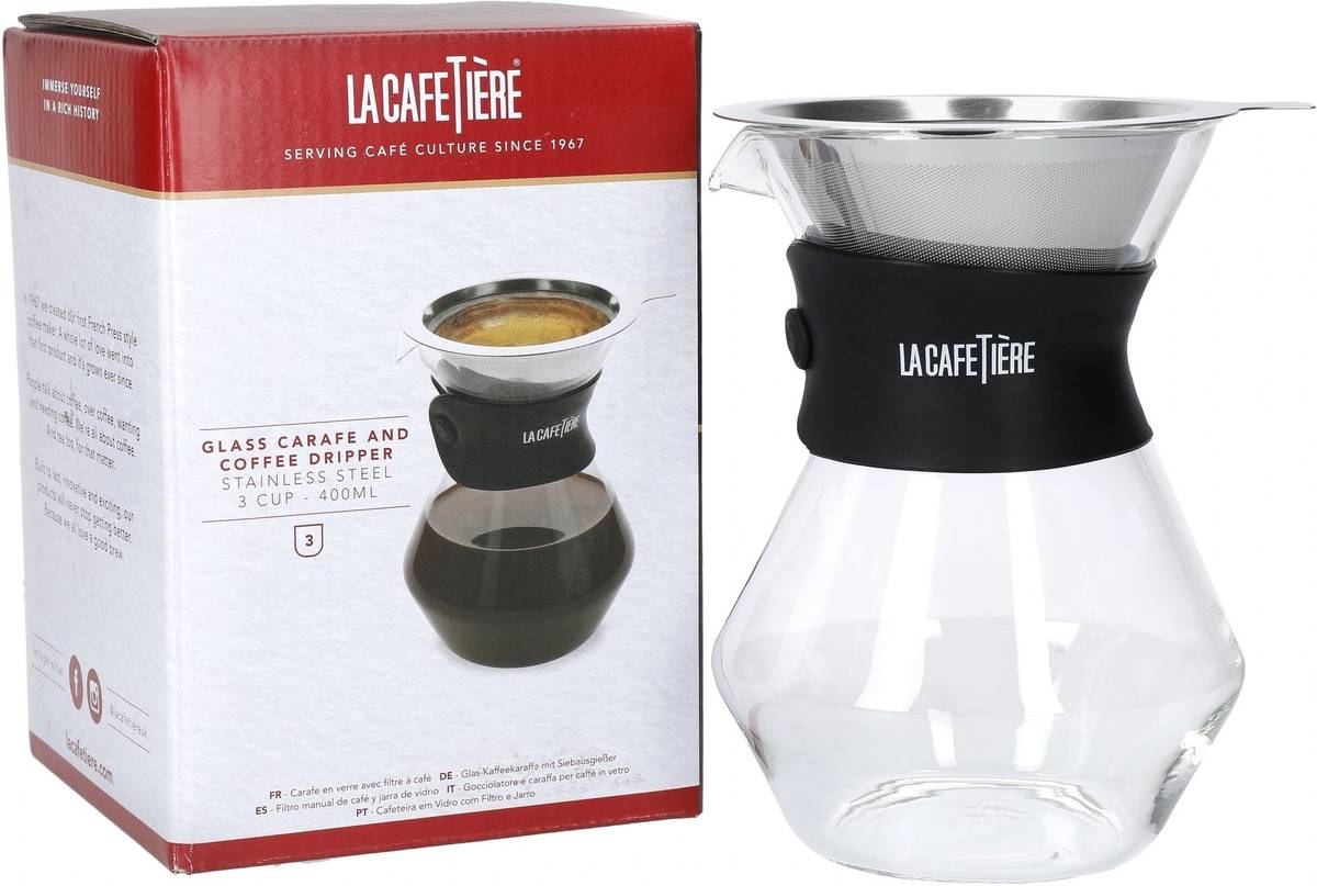 La Cafetière Skleněný dripper na kávu, pro 3 šálky