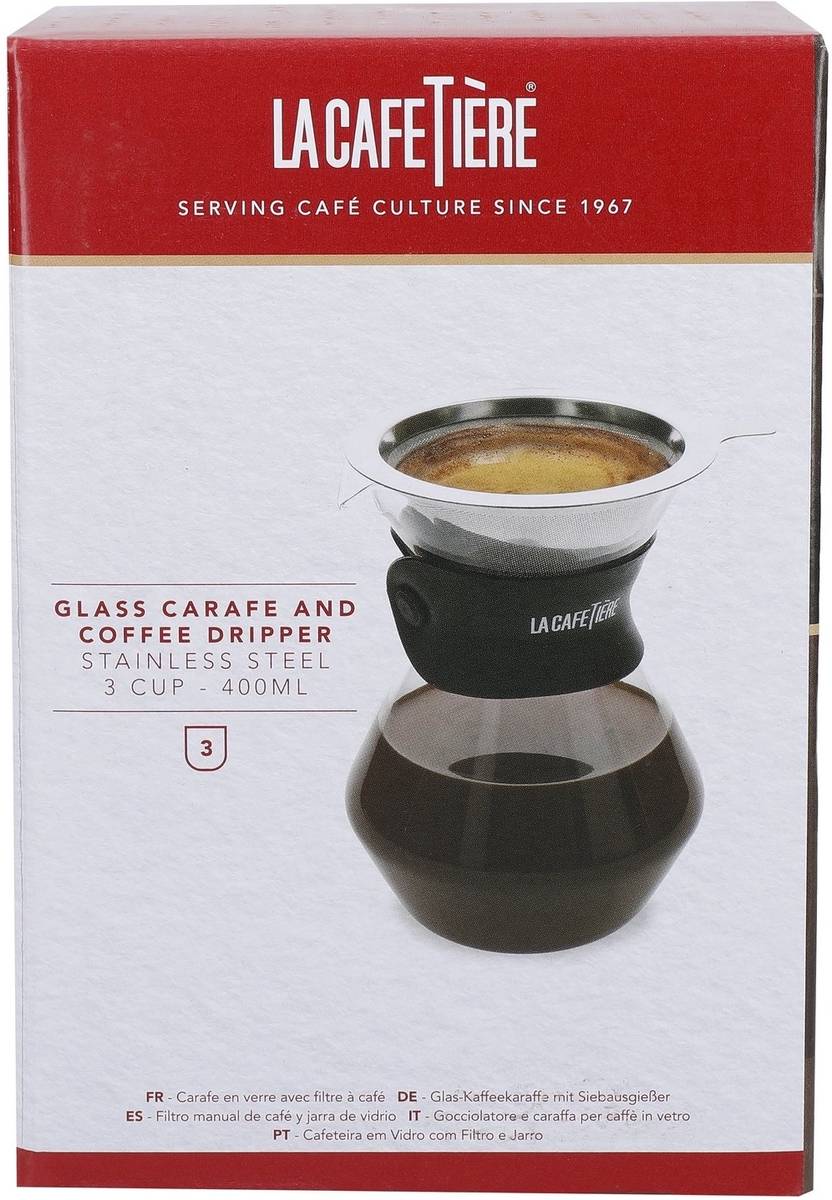 La Cafetière Skleněný dripper na kávu, pro 3 šálky