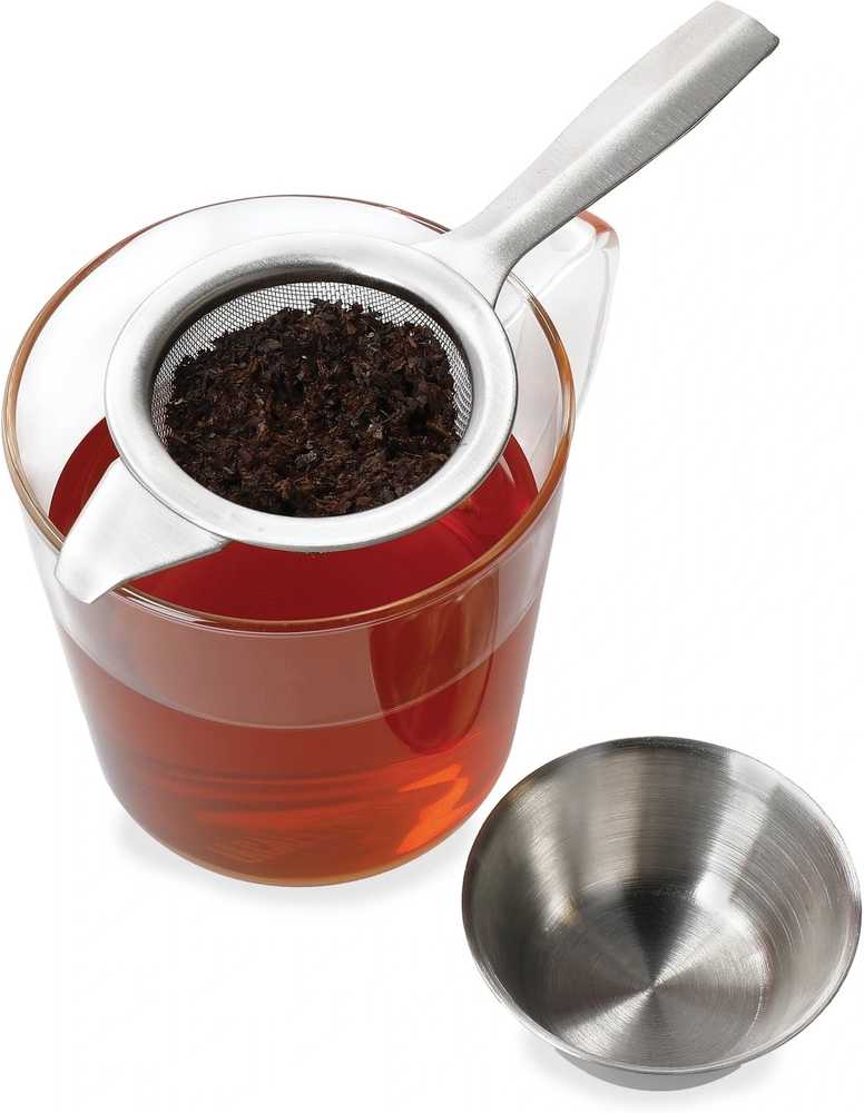 La Cafetière Nerezové čajové sítko na čaj, s odkládací miskou