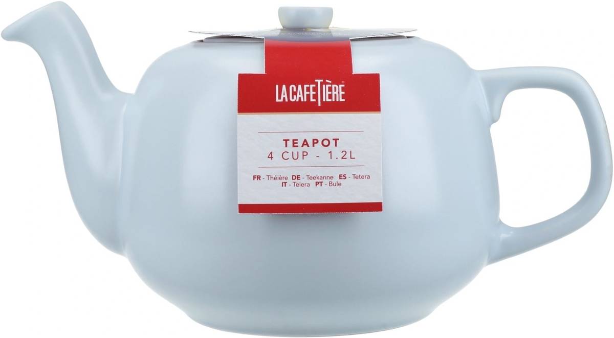 La Cafetière Kameninová konvička na čaj, nebesky modrá, 1.2 l