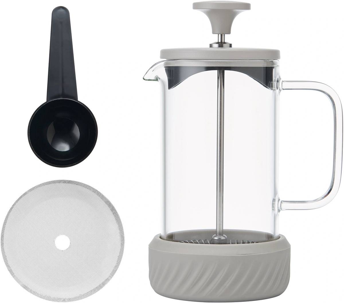 La Cafetière Zero Skleněný French Press, béžová, 350 ml, pro 3 šálky