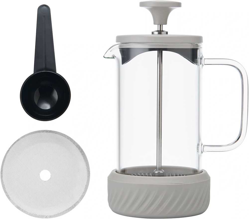 La Cafetière Zero Skleněný French Press, béžová, 350 ml, pro 3 šálky
