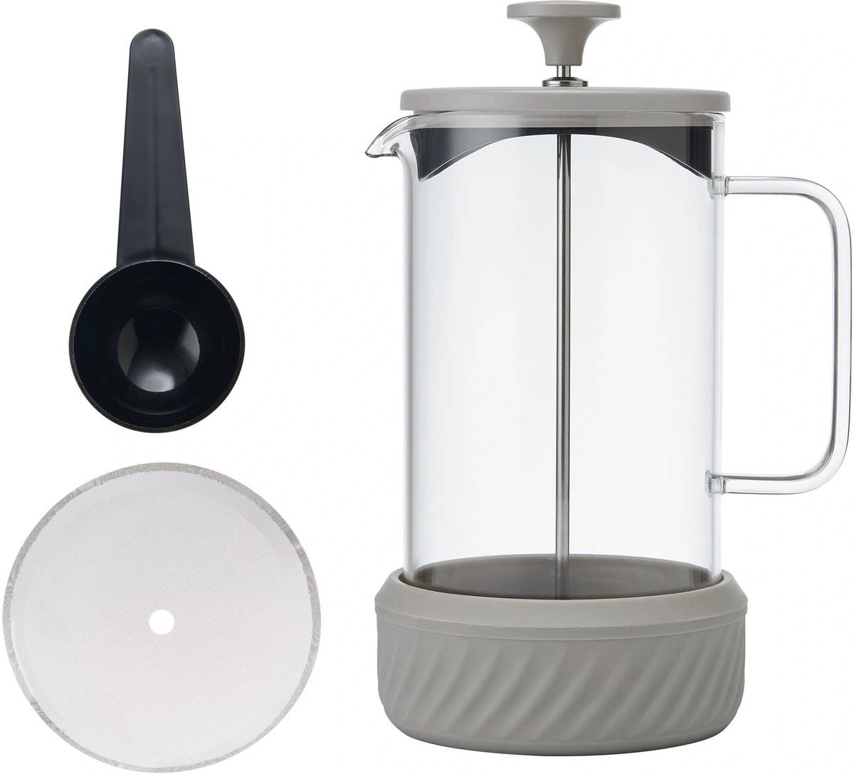 La Cafetière Zero Skleněný French Press, béžová, 1 l, pro 8 šálků